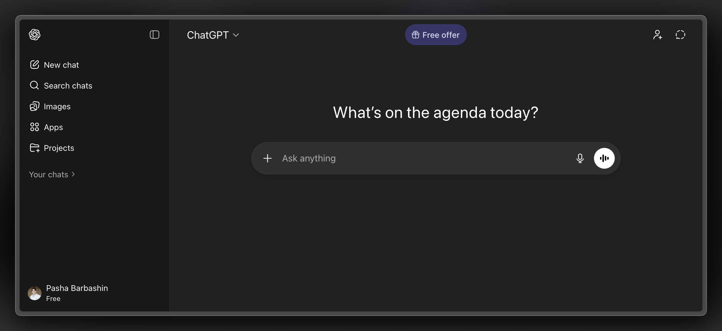 Setup step screenshot 1