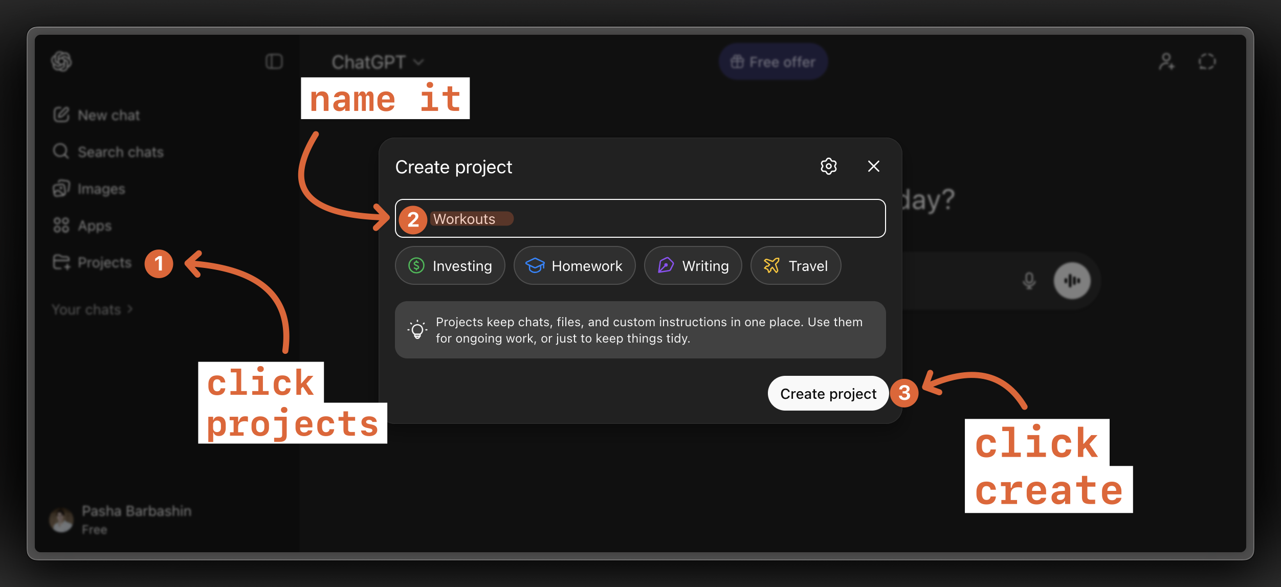 Setup step screenshot 2
