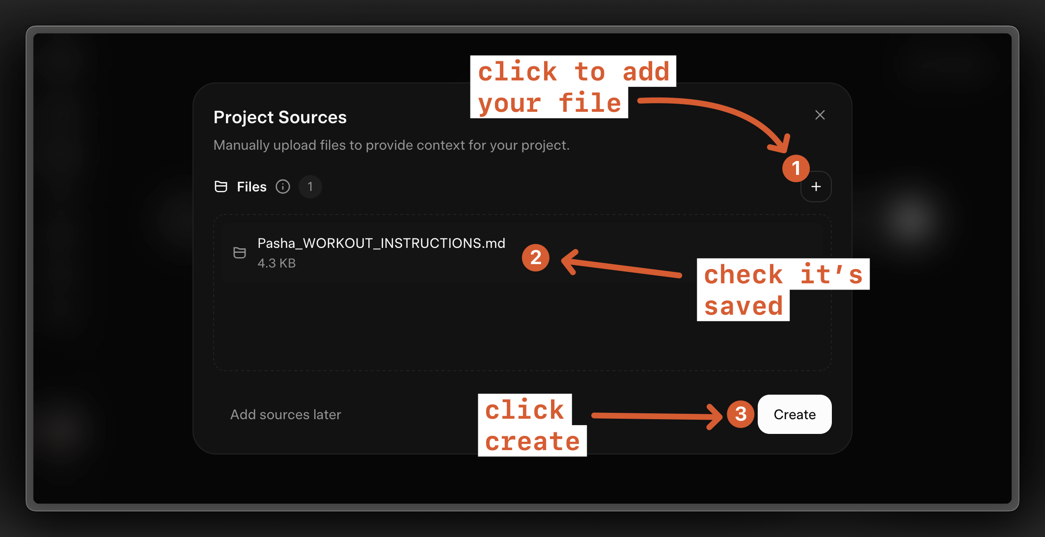 Setup step screenshot 3